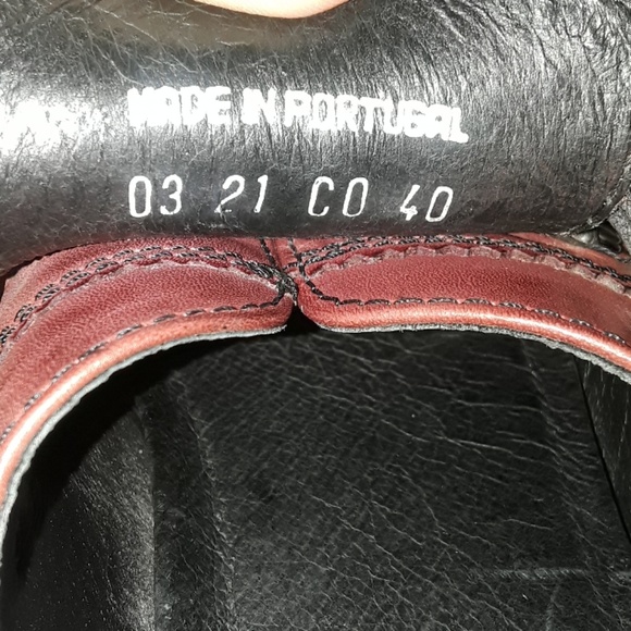 Dansko Janika red leather laced mules sz 40 - Picture 7 of 8